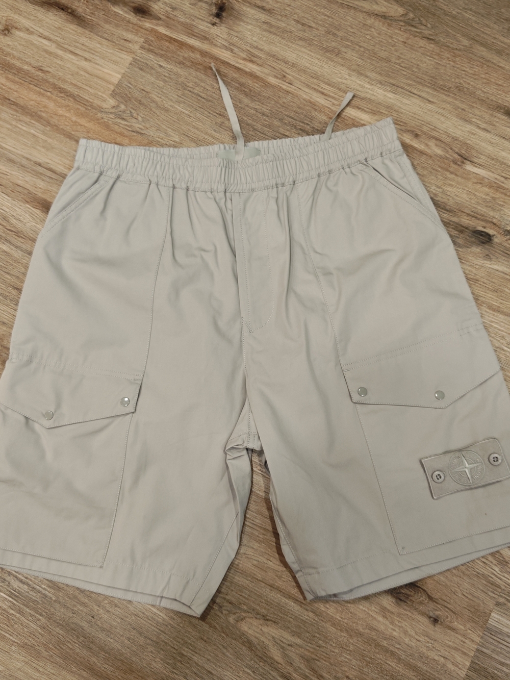 Stone Island Men’s Beige Cargo Shorts